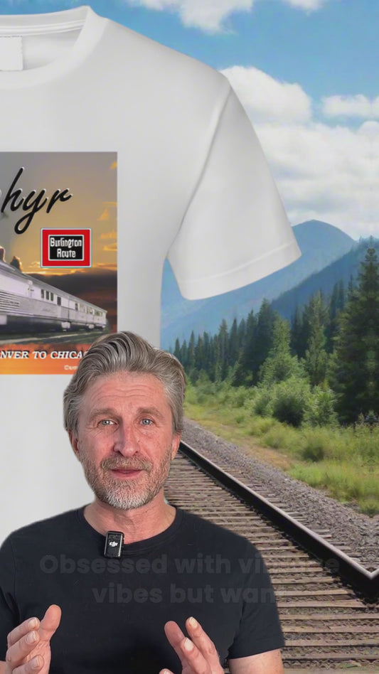 Zephyr - First Streamlined Diesel Train - T Shirt Collection