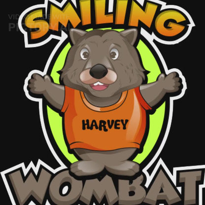 Save The Rhino's T Shirt Collection - Smiling Wombat