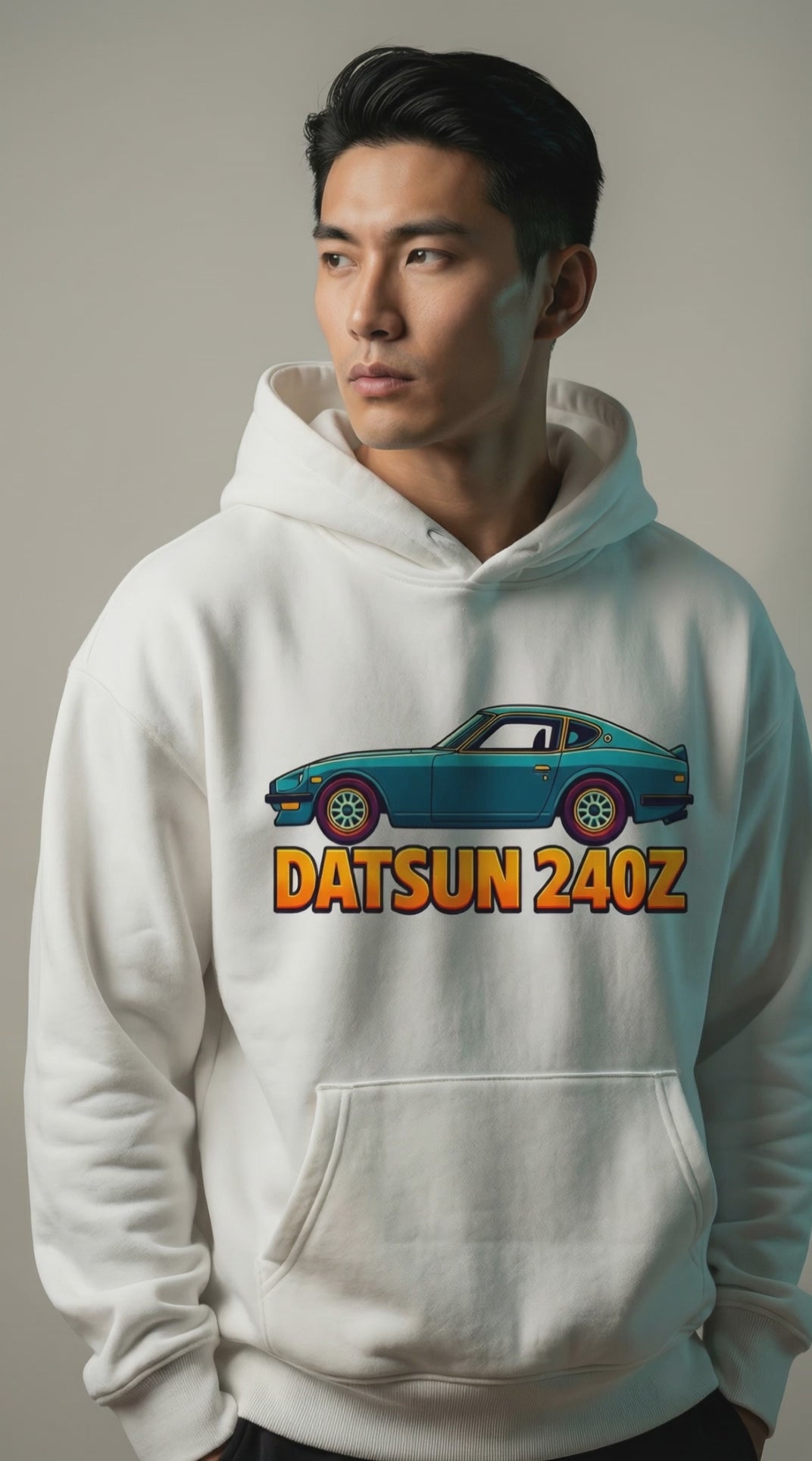 Datsun 240Z Retro Car Tee, Hoodie & Sweatshirt – Smiling Wombat Apparel