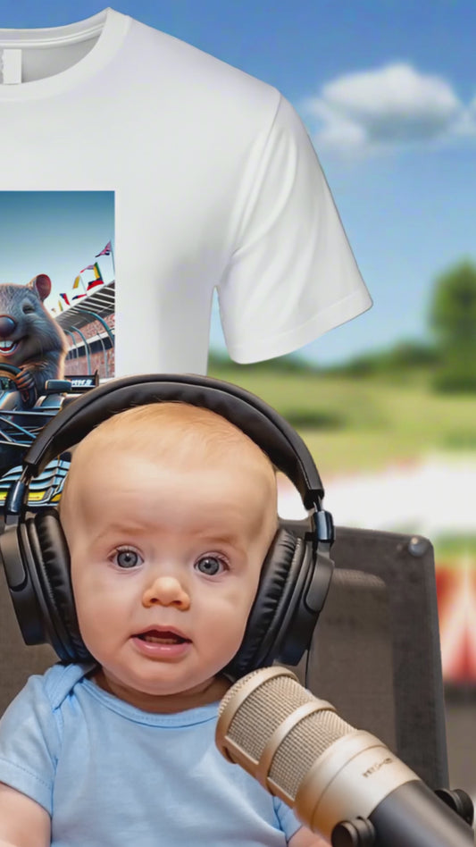 Harvey Junior the "Smiling Wombat" Wins the Wombat Grand Prix - Shirt Collection