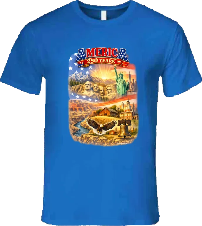 250th America The Beautiful T Shirt T-Shirt Smiling Wombat