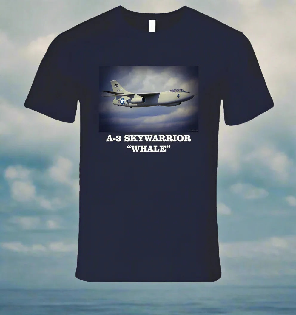 A-3 Sky Warrior Bomber - the "Whale" shirt collection T-Shirt Smiling Wombat