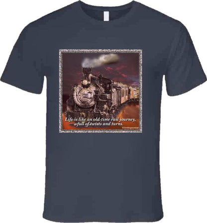 Steam Train T Shirt T-Shirt Smiling Wombat