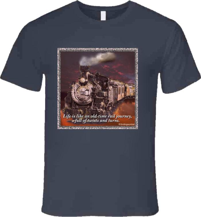 Life is like an old-time rail journey - Shirt Collection – Shopify