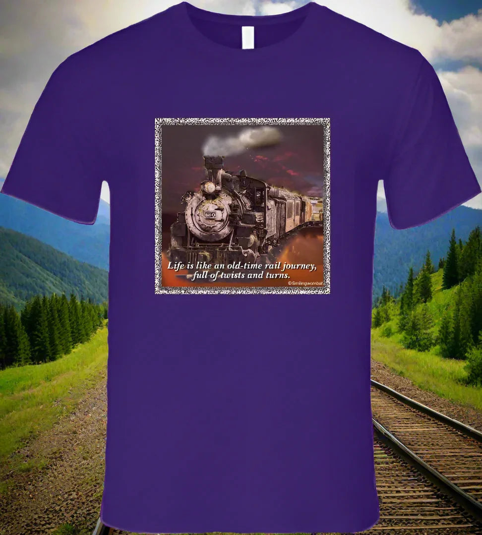 Life is like an old-time rail journey - Shirt Collection - Shopify
