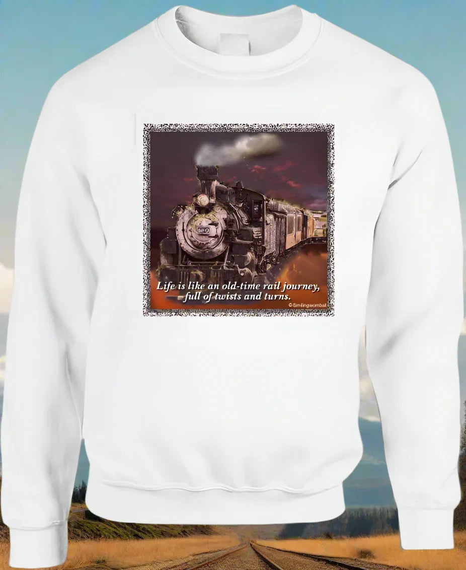 Life is like an old-time rail journey - Shirt Collection - Shopify