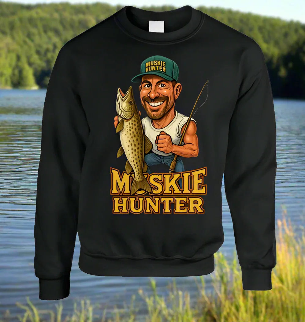 Muskie Hunter Vintage Retro Caricature Shirt Collection - Shopify