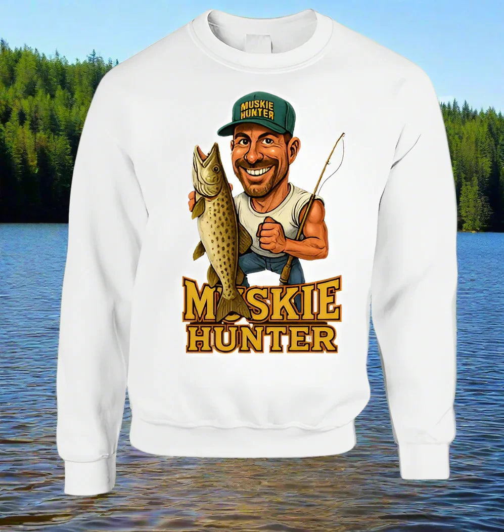 Muskie Hunter Vintage Retro Caricature Shirt Collection - Shopify