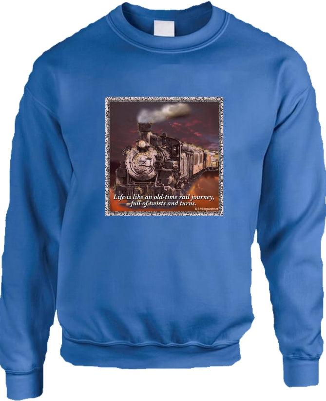 Life is like an old-time rail journey - Shirt Collection T-Shirt Smiling Wombat