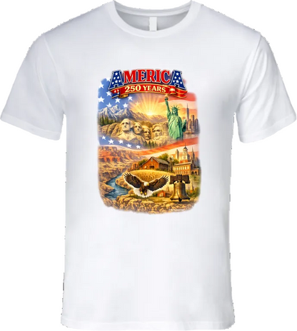 250th America The Beautiful T Shirt T-Shirt Smiling Wombat