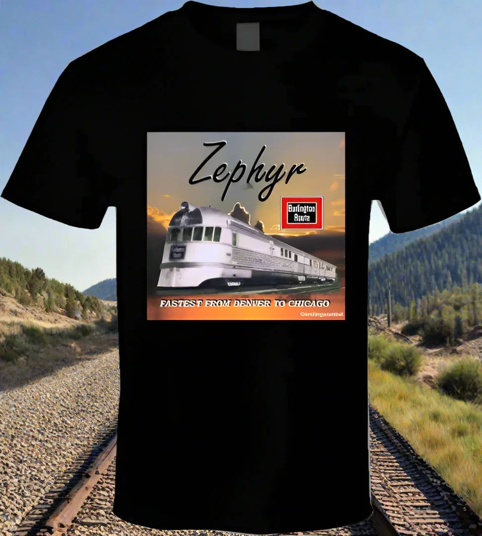 Zephyr - First Streamlined Diesel Train - T Shirt Collection - Shopify