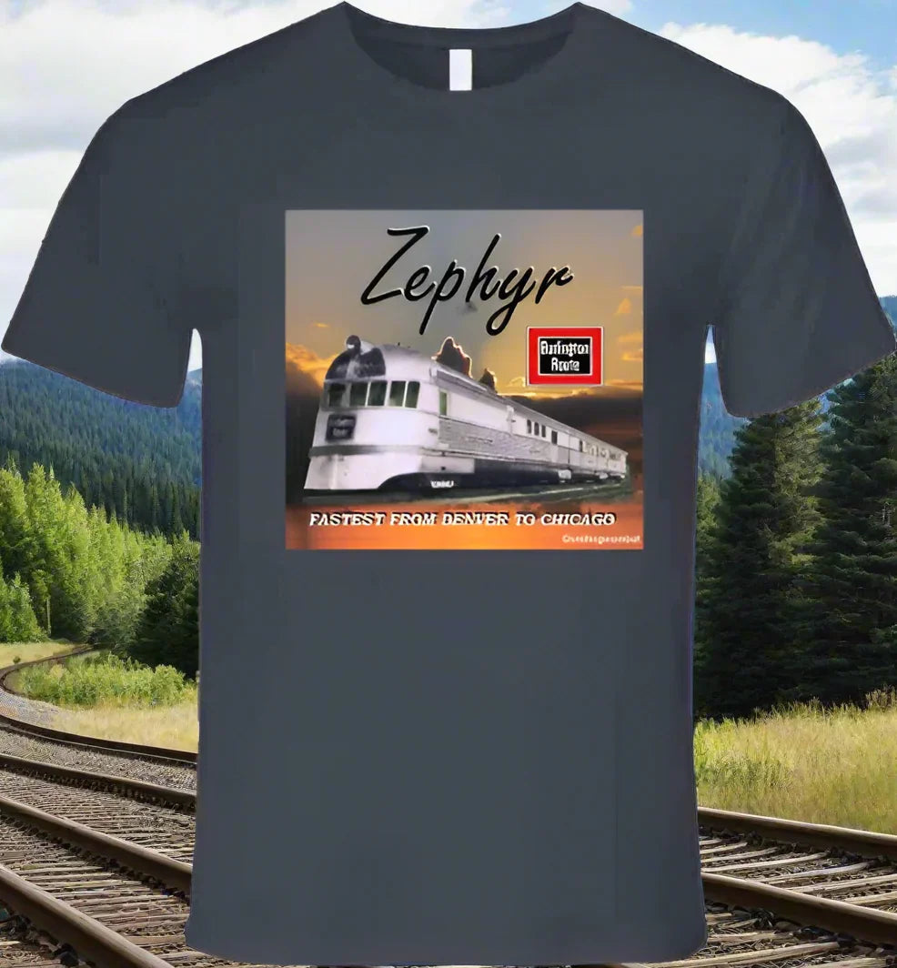 Zephyr - First Streamlined Diesel Train - T Shirt Collection - Shopify