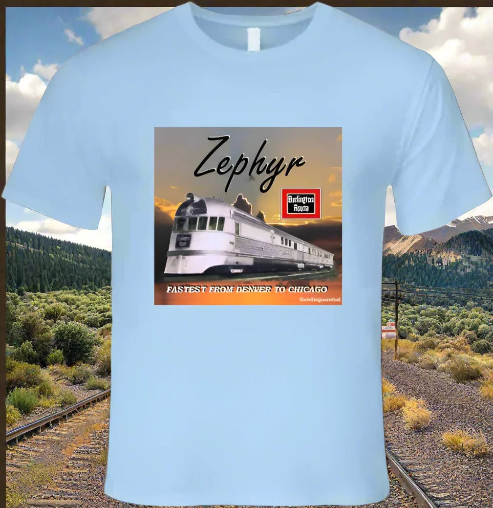 Zephyr - First Streamlined Diesel Train - T Shirt Collection - Shopify