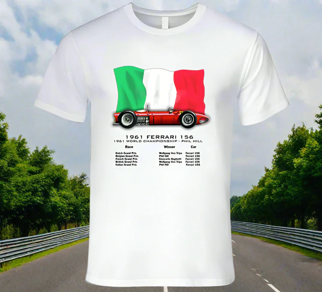 Ferrari 156 F1 Sharknose Grand Prix Winner T-Shirt - Shopify