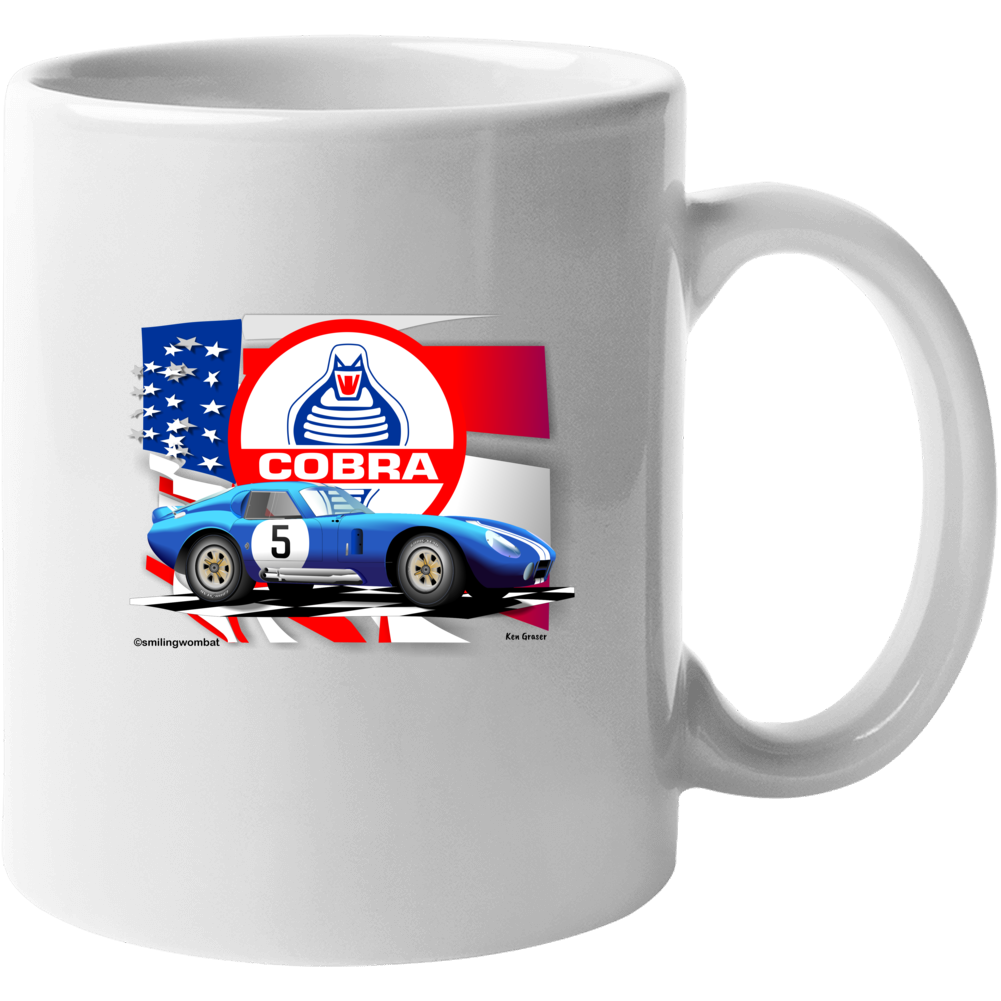 Cobra Daytona Coupe Ceramic Coffee Mug Mugs Smiling Wombat