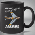 F86 Sabre Jet-Coffee Mug - Black - Shopify