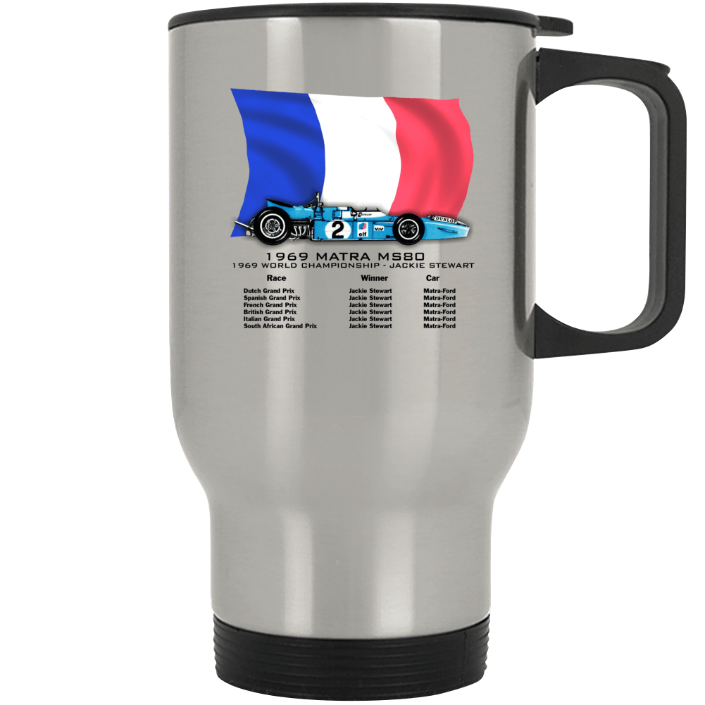 Ford Matra 1969 Formula 1- Stainless Steel Travel Mug - Smiling Wombat