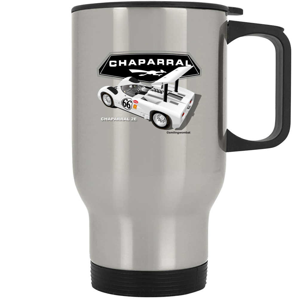 Chaparral Cars 2E Stainless Steel Travel Mug Mugs Smiling Wombat