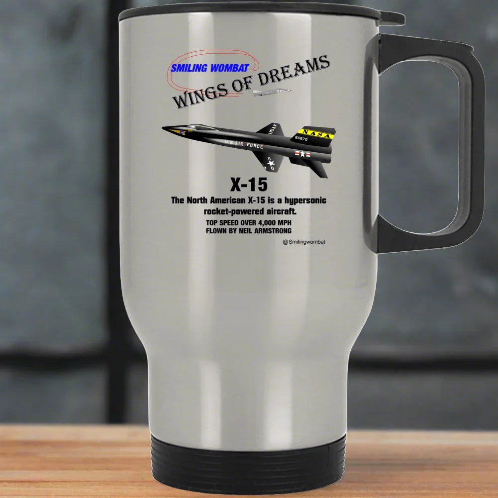 North American X15-U.S.A.F. Rocket Plane Travel Mug - Shopify