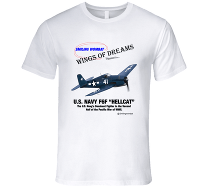 U.S. Navy Hellcat - T-Shirt T-Shirt Smiling Wombat