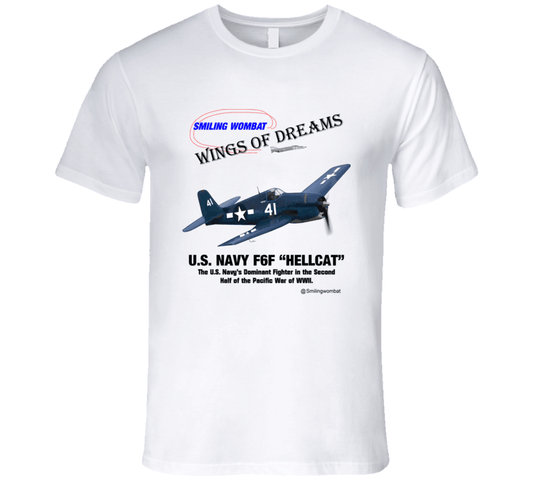 U.S. Navy Hellcat - T-Shirt T-Shirt Smiling Wombat