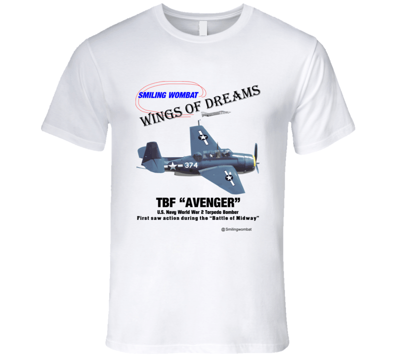 U.S. Navy Avenger - T-Shirt T-Shirt Smiling Wombat