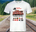 Railroad Fallen Flags "End of Train" T-Shirt - Shopify