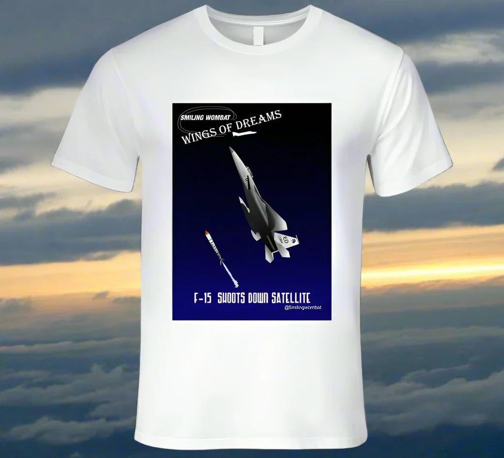 F 15 Celestial Eagle - "Satellite Killer" T-Shirt - Shopify