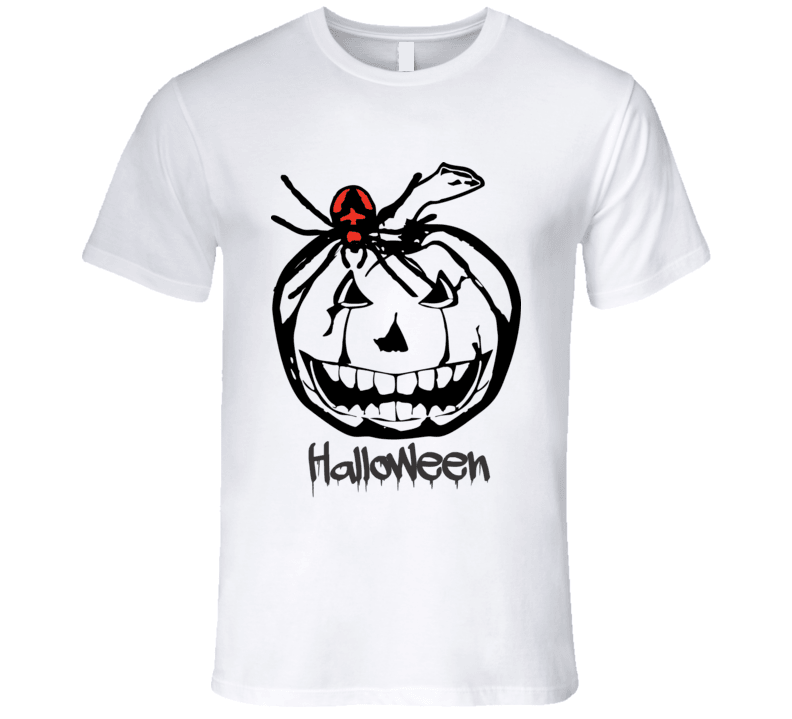 Scary Pumpkin Carving - Smiling Wombat "Scary Pumpkin" Halloween T-Shirt T-Shirt Smiling Wombat