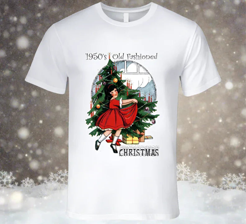 1950s Christmas - T-Shirt - Shopify