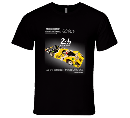 1984 Porsche 956- Le Mans Winner T-Shirt Smiling Wombat