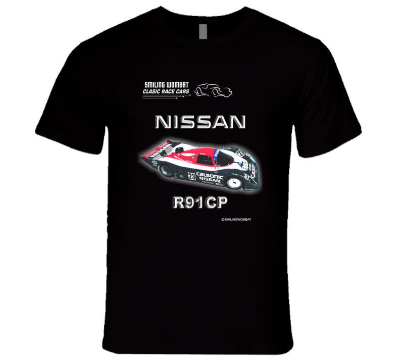 Nissan RC91CP Prototype Race Car T-Shirt Smiling Wombat