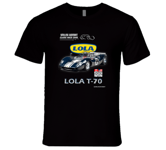 Lola Racing Cars T-70 Can-Am Competitor - T's and Sweats - Smiling Wombat