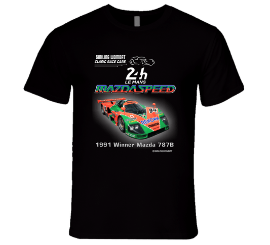 Mazda 787B - MazdaSpeed - - T's and Sweats T-Shirt Smiling Wombat
