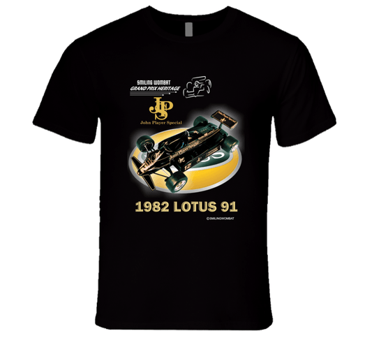 JPS Lotus 91 - T Shirts, Sweatshirts, and Hoodies - Smiling Wombat