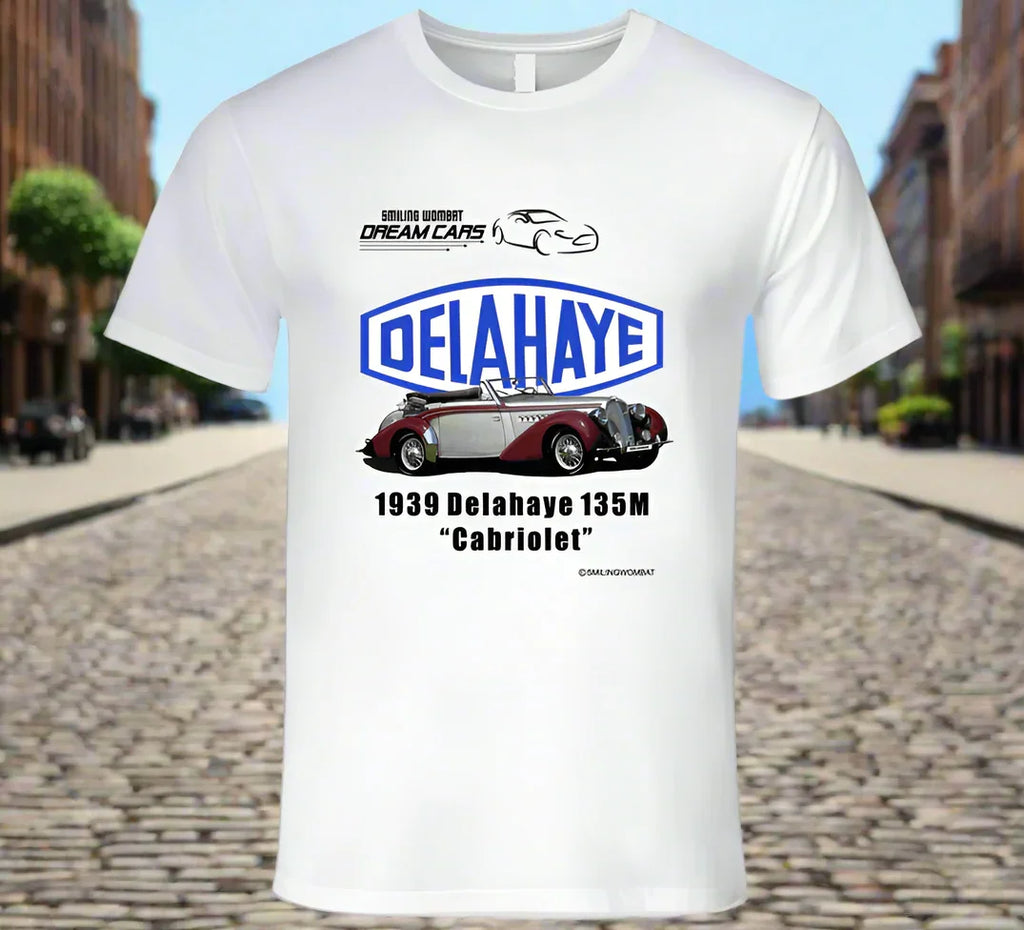 Delahaye 1939 - 139M "Cabriolet" Classic French Car - Shirts - Shopify