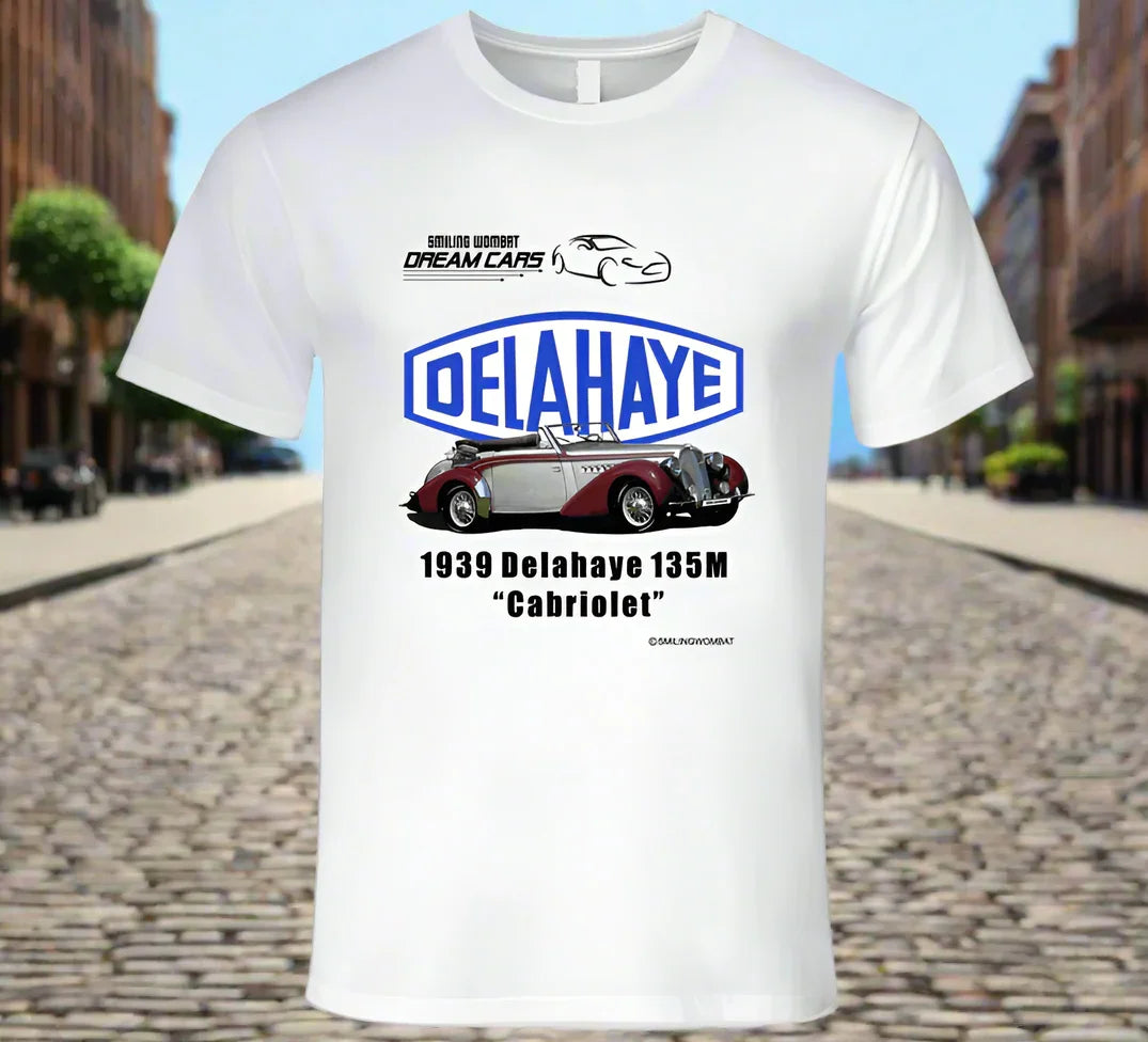 Delahaye 1939 - 139M "Cabriolet" Classic French Car - Shirts - Shopify