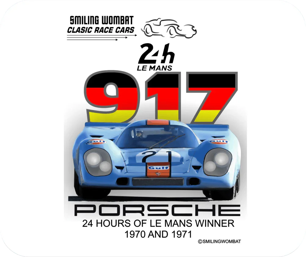 Mighty Porsche - Le Mans Winning Porsche 917 - Mouse Pad - Shopify