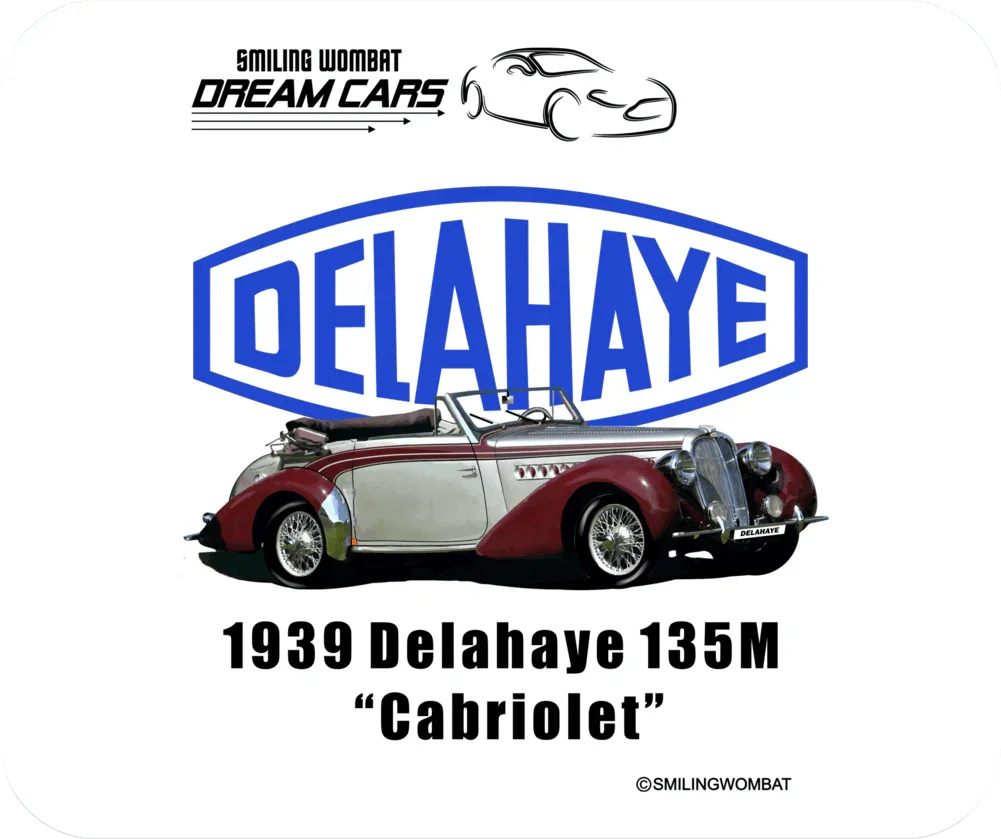 Classic Delahaye135M Cabriolet - Mouse Pad - Shopify