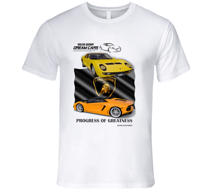 Famous Lamborghinis- The Alternative to Ferrari - T-Shirts and Sweatshirts - Smiling Wombat