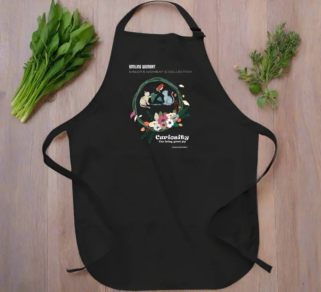 Curious Kitties - High Quality Apron - Shopify