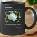 Magnolia Blossom - Black Ceramic Coffee Mug - Shopify