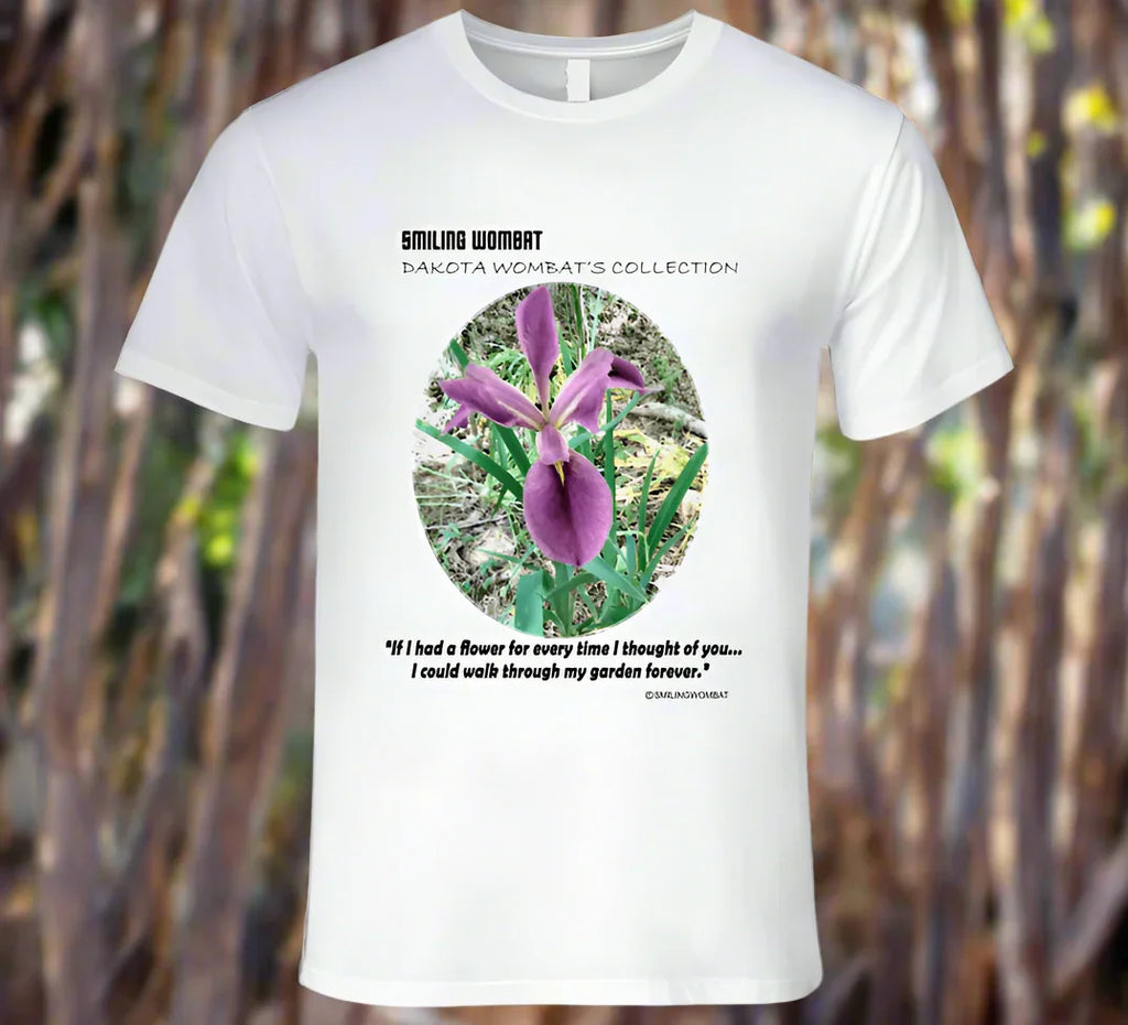 Purple Iris Flower Iris T Shirt - Shopify