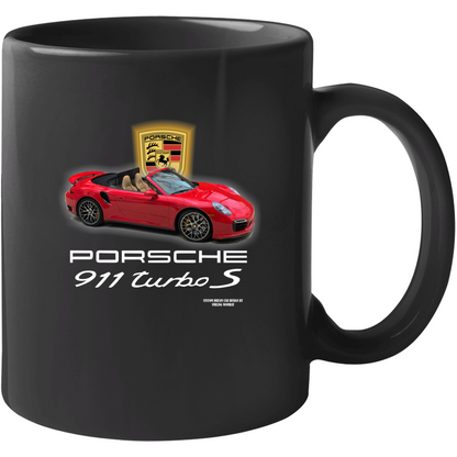 911 Turbo S Porsche Mug Collection- Ceramic and Travel Mugs Smiling Wombat