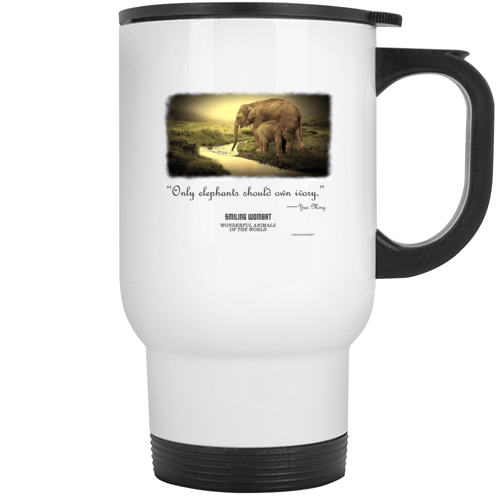 Elephant Mother and Baby - Collection of Mugs Mugs Smiling Wombat