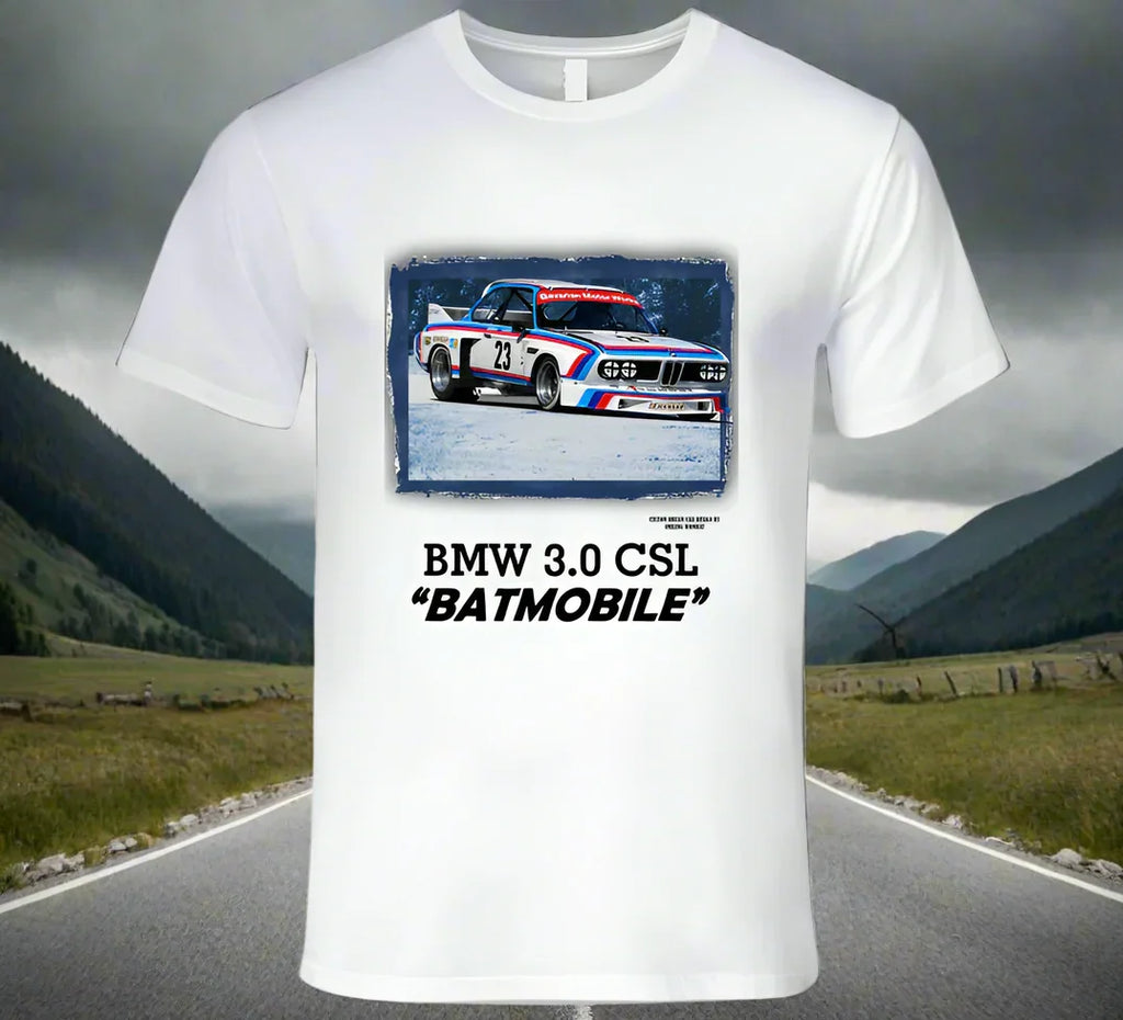 BMW 3.0 CSL - The Famous "Batmobile" - T Shirt - Shopify