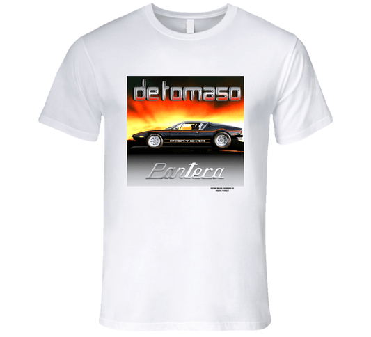 De Tomaso Pantera -Colorful T-Shirt Collection by Smiling Wombat - Smiling Wombat