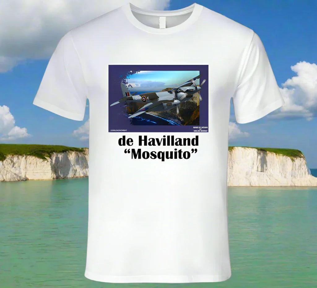 de Havilland Mosquito - Famous English WW2 Aircraft - T Shirt - Shopify