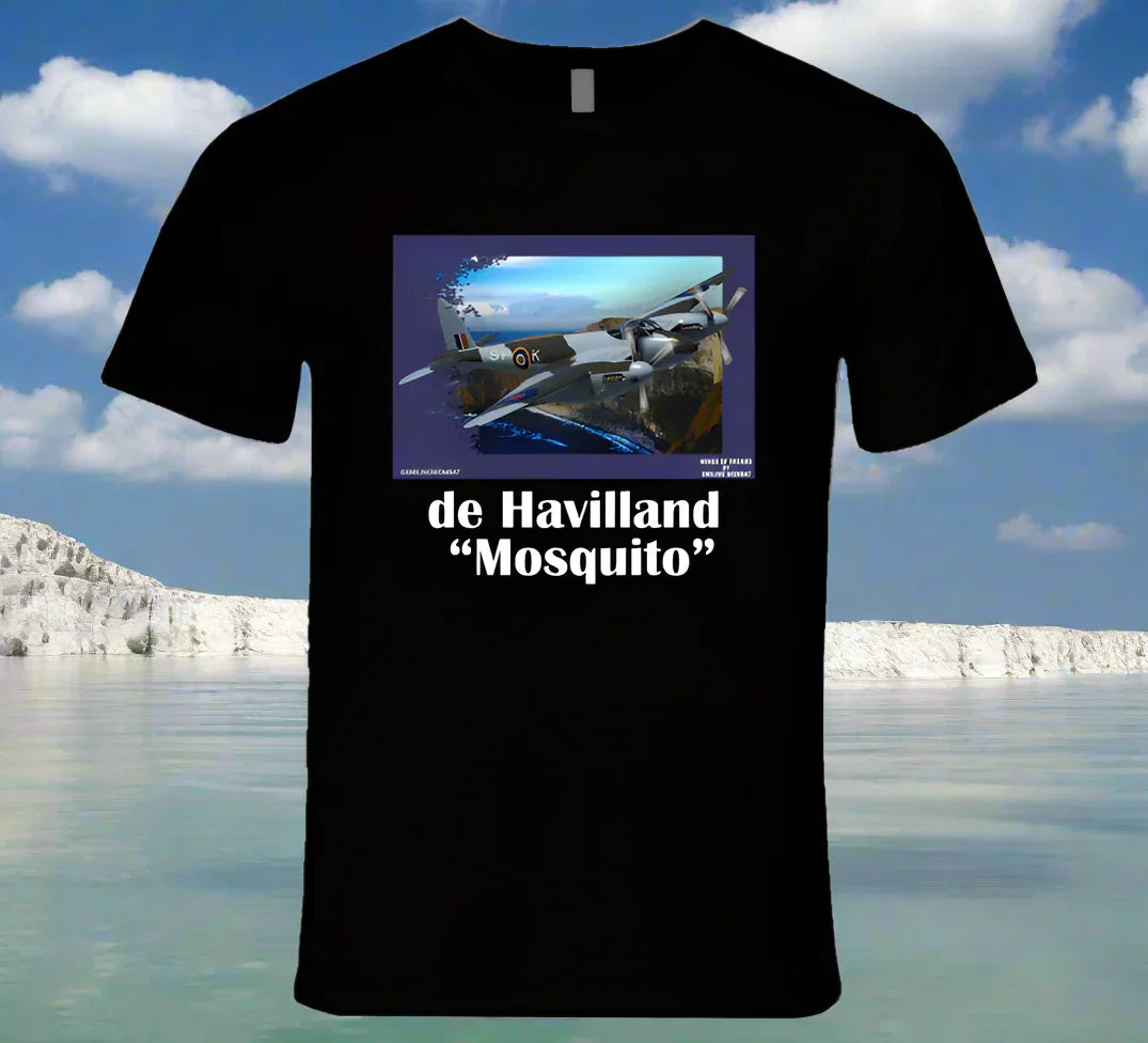 de Havilland Mosquito - Famous English WW2 Aircraft - T Shirt - Shopify