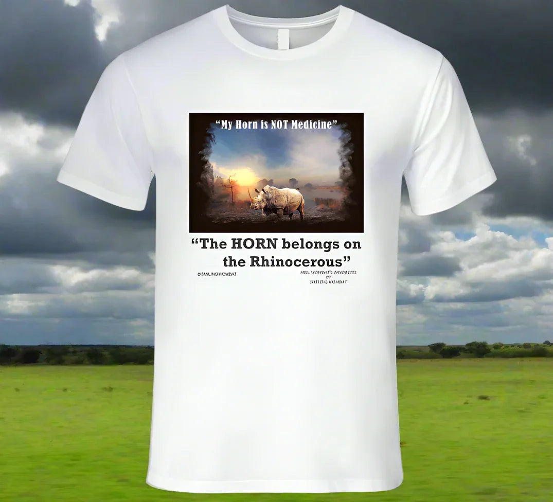 Save The Rhino's T Shirt Collection - Smiling Wombat - Shopify